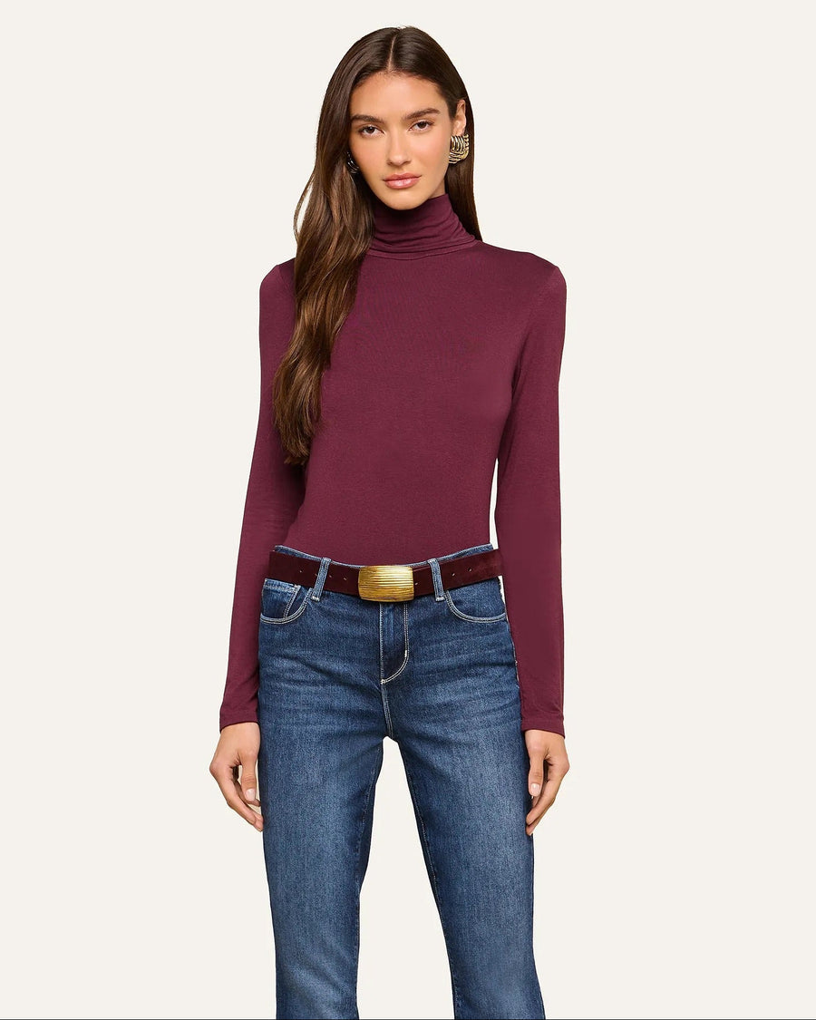 Lani Turtleneck Deep Sangria