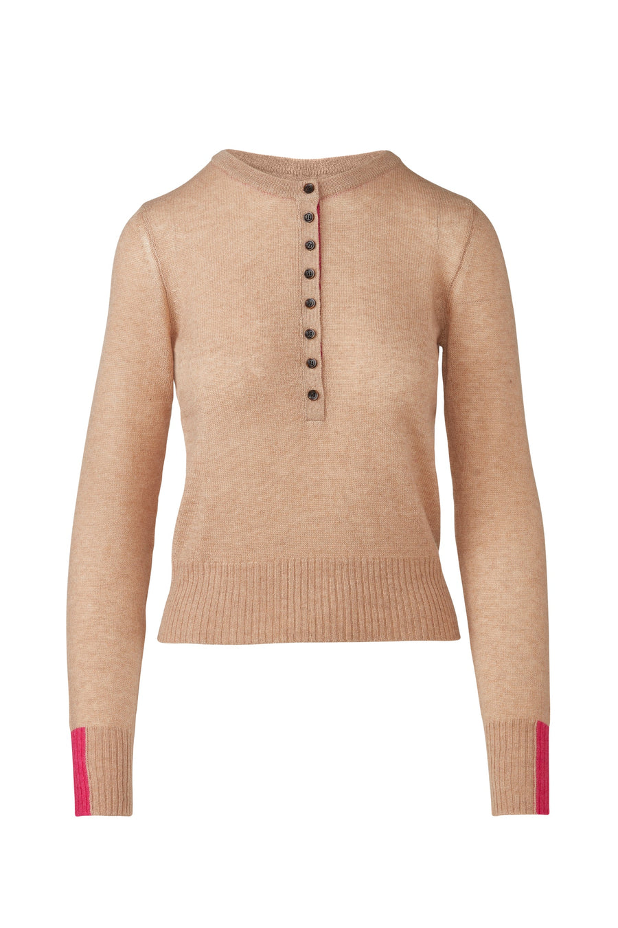 Crew Henley Almond/Cerise-&Isla-Tocca Finita