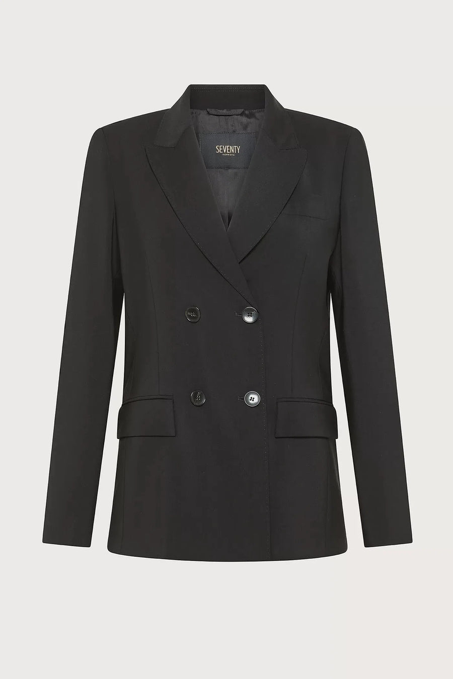 Double Breasted Jacket In Cool Wool-Seventy-Tocca Finita