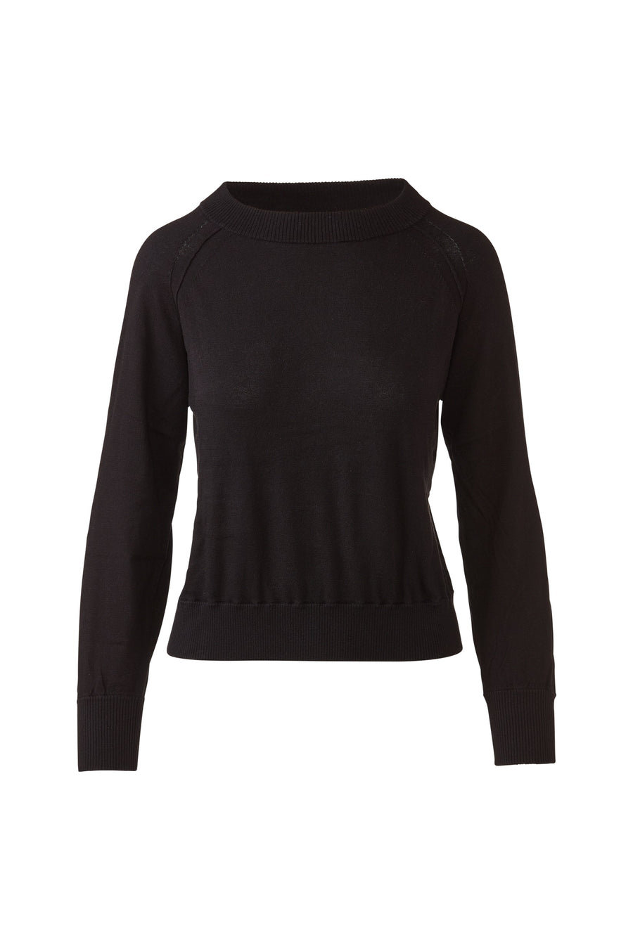 Easy Raglan Sweatshirt Black-&Isla-Tocca Finita