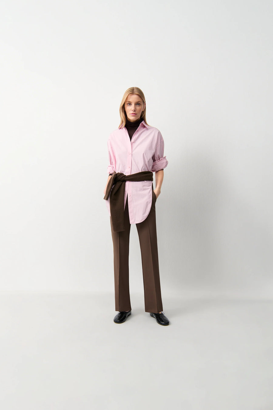 Francoise Pant Coffee Bean-Cambio-Tocca Finita
