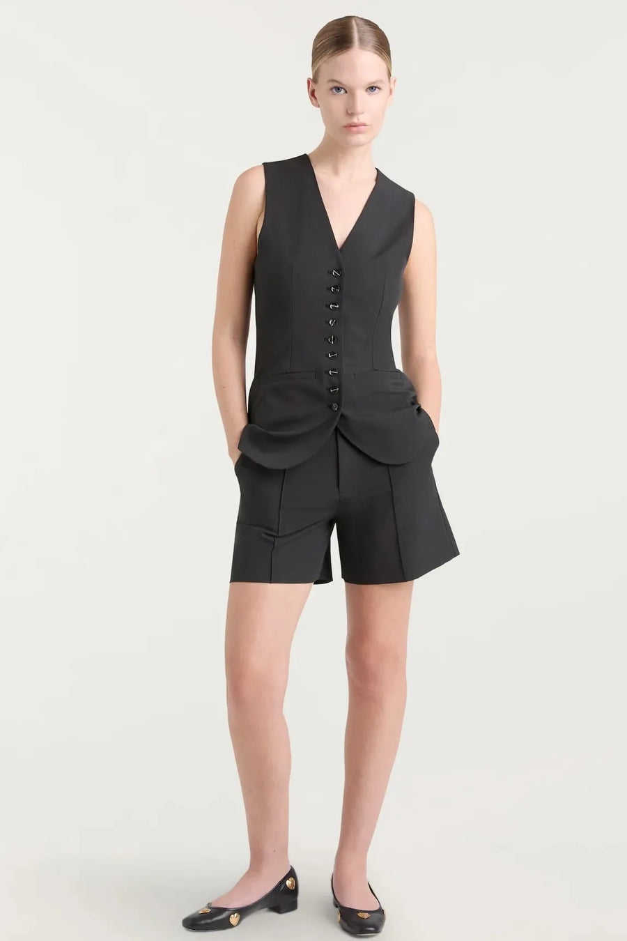 Kallen Vest In Black-Cinq A Sept-Tocca Finita