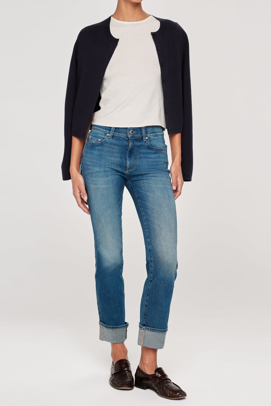 Mara Mid-Rise Cuff In Hulton-DL1961-Tocca Finita