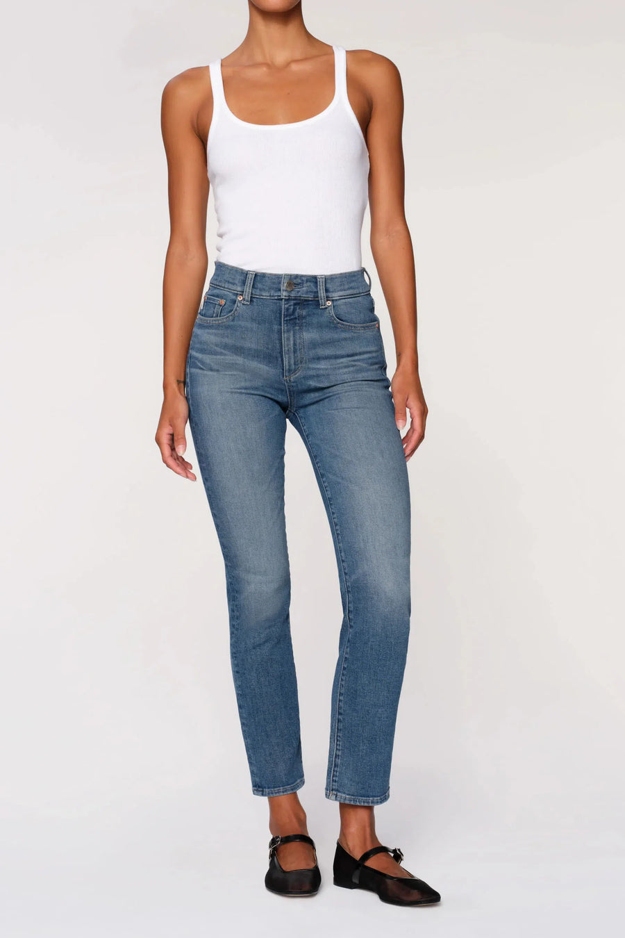 Mara Mid-Rise Straight in Ocean City-DL1961-Tocca Finita