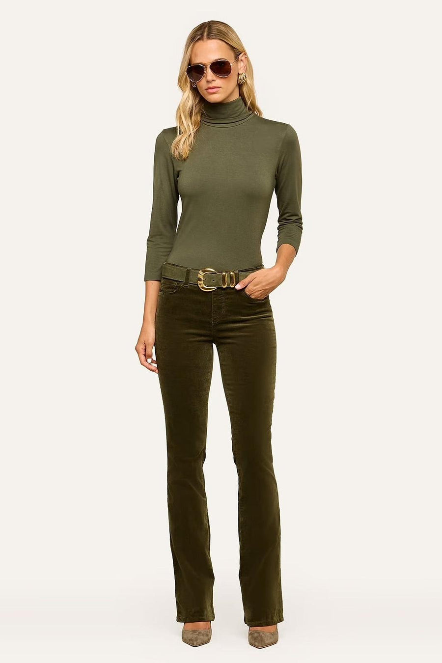 Stevie Velvet Jean Army-L&