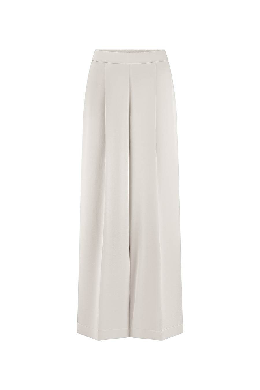 Wide Fit Pleated Trousers Off White-Riani-Tocca Finita