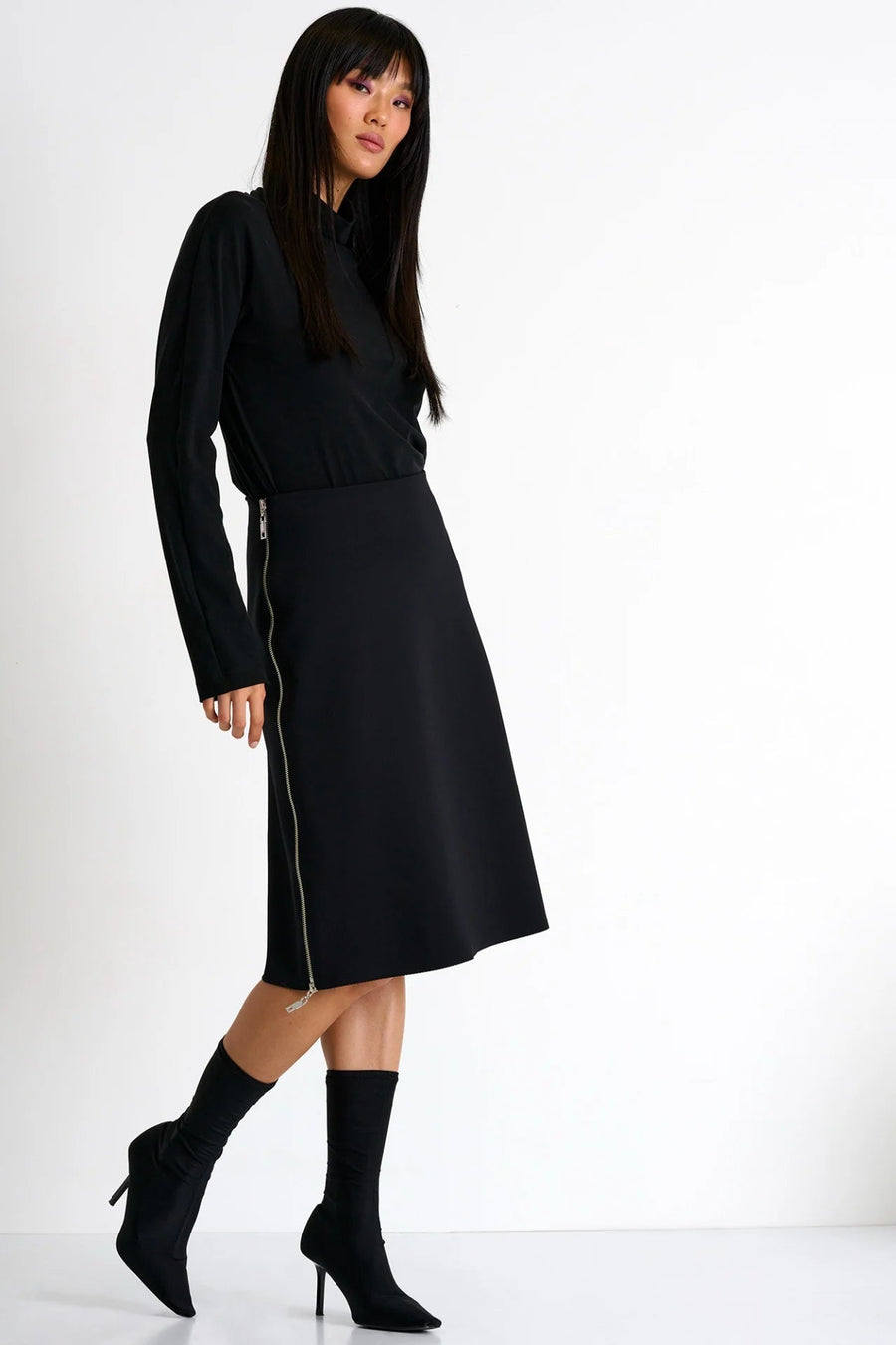 Zippered Skirt by Shan-Shan-Tocca Finita