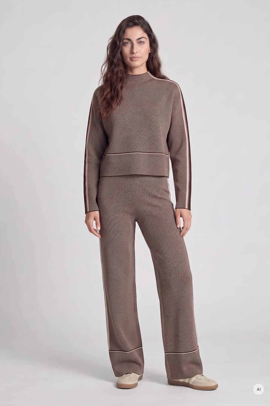 2 Piece Set Brown