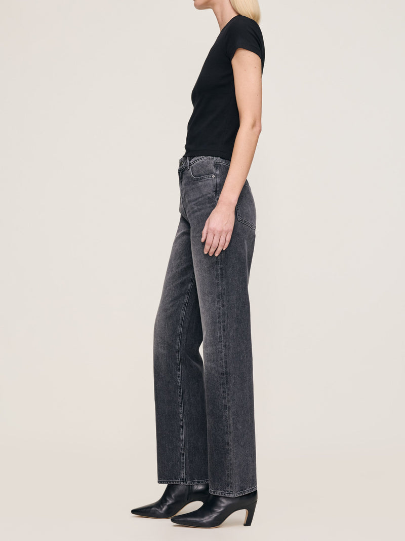 Karmine Refined Wide Leg High Rise 31" Jeans Nightshade