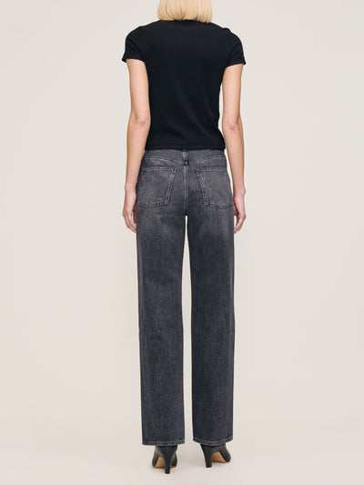 Karmine Refined Wide Leg High Rise 31" Jeans Nightshade
