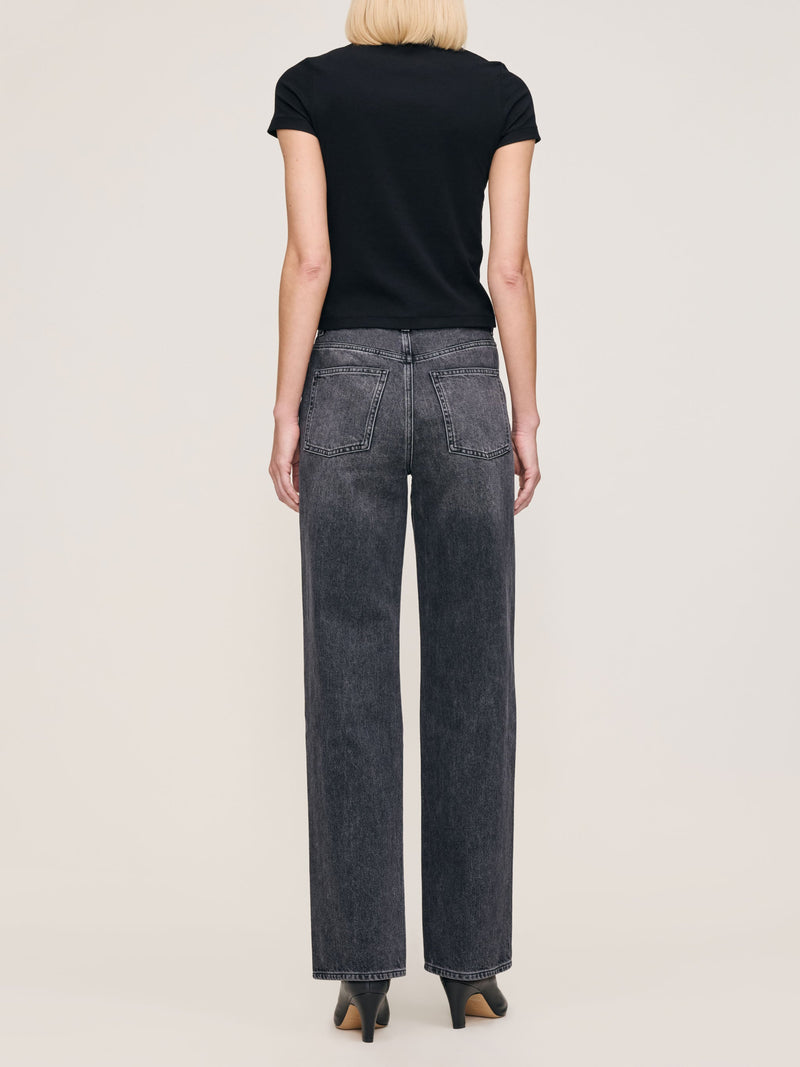 Karmine Refined Wide Leg High Rise 31" Jeans Nightshade