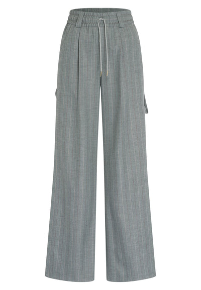 Striped Pyjama Trousers Grey