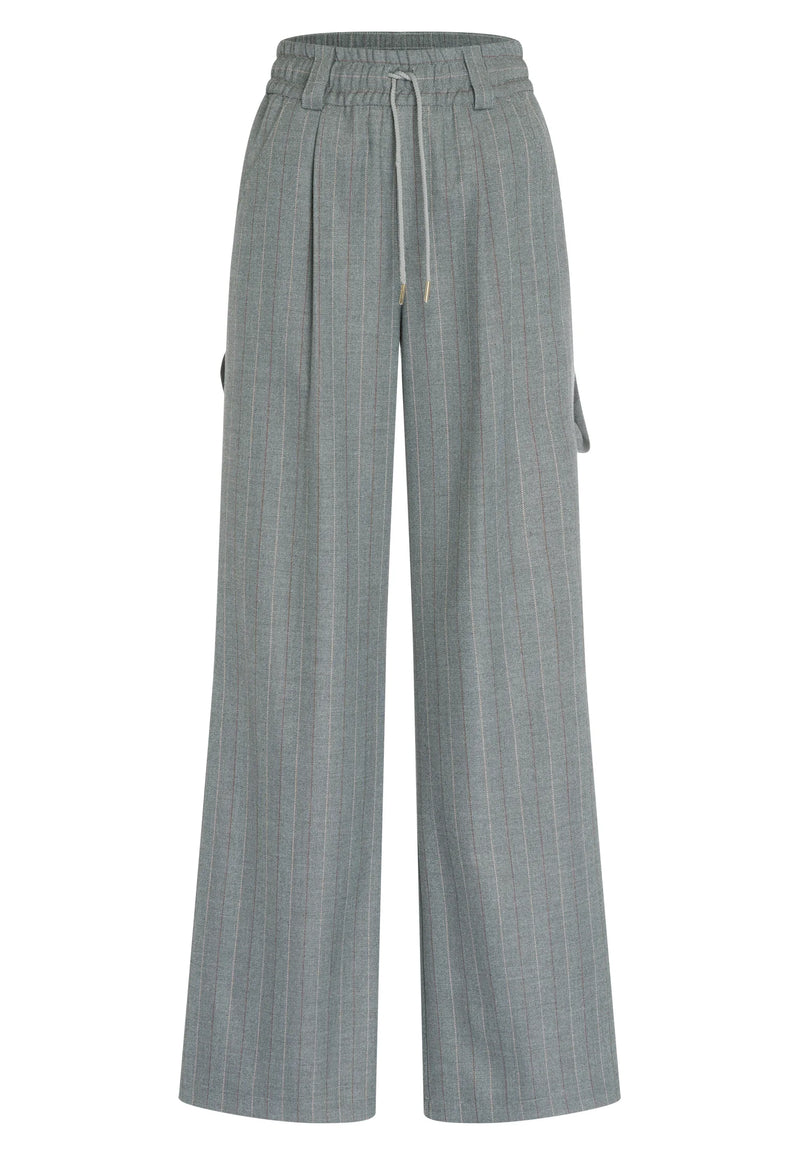 Striped Pyjama Trousers Grey