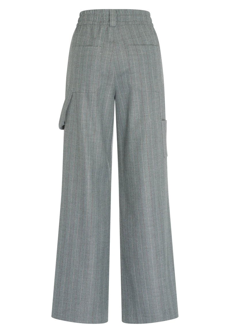 Striped Pyjama Trousers Grey