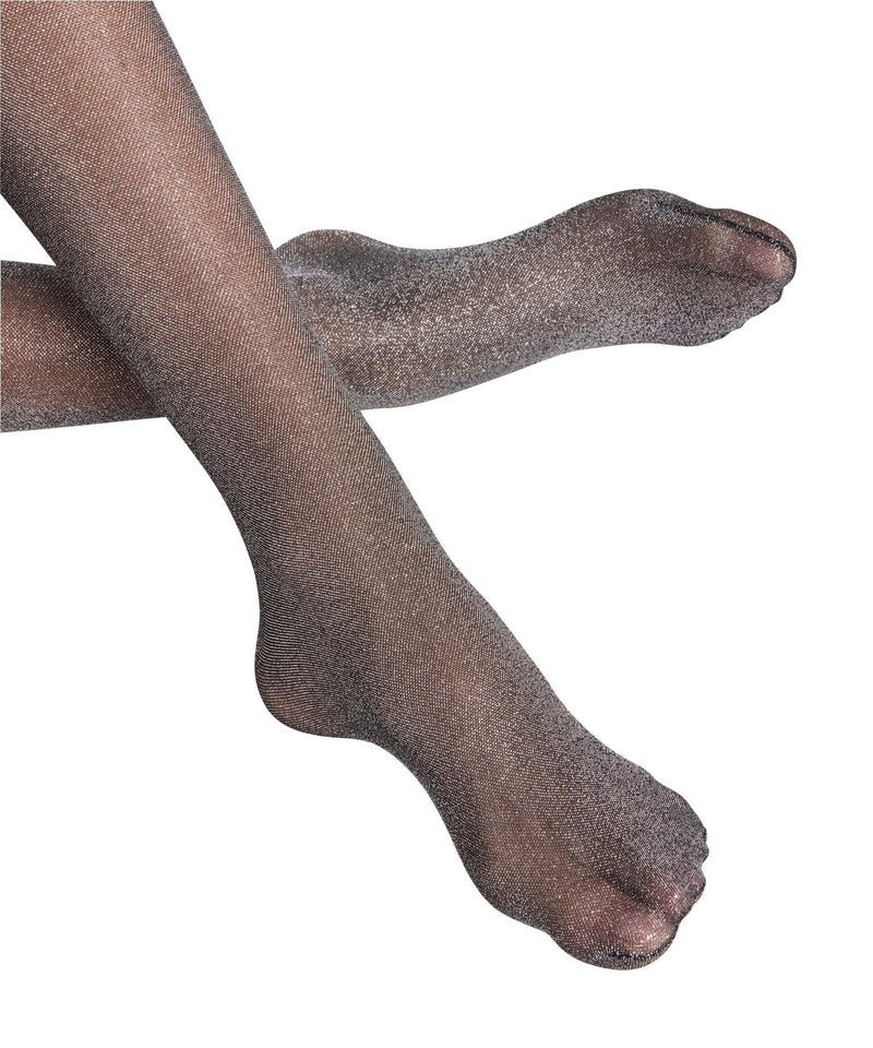 Glitter 30 DEN Women Tights Black/Silver