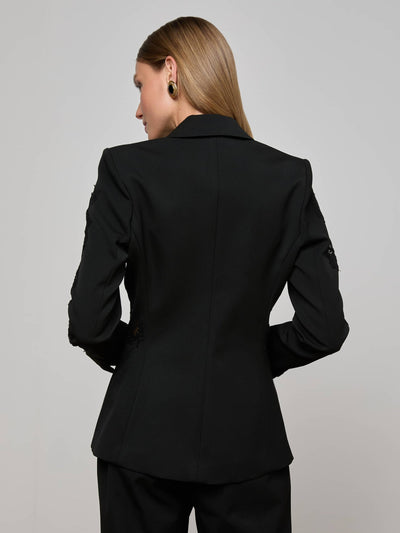 Clementine Lace Blazer Black