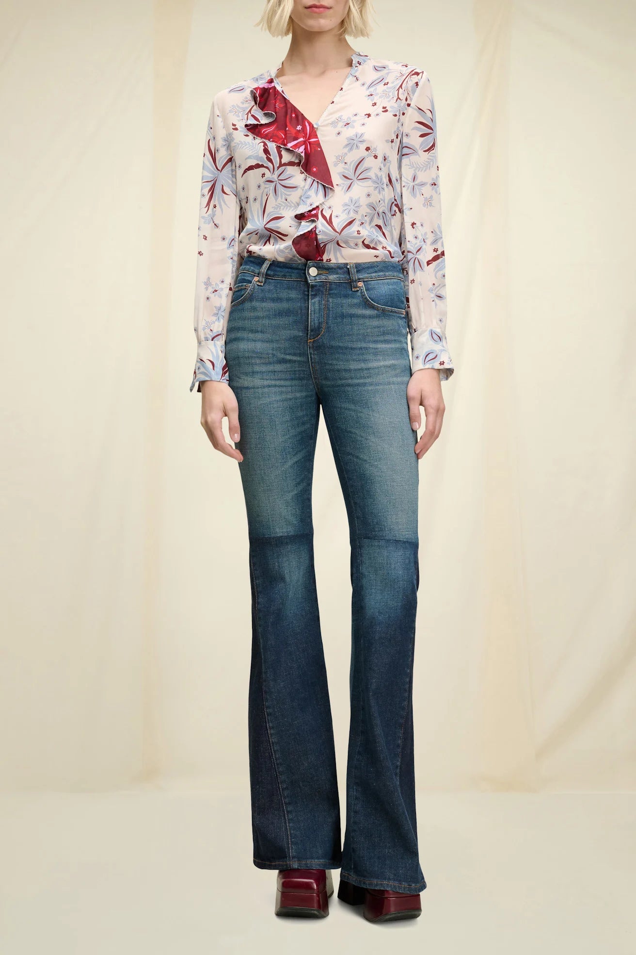 Blooming blend blouse by Dorothee Schumacher