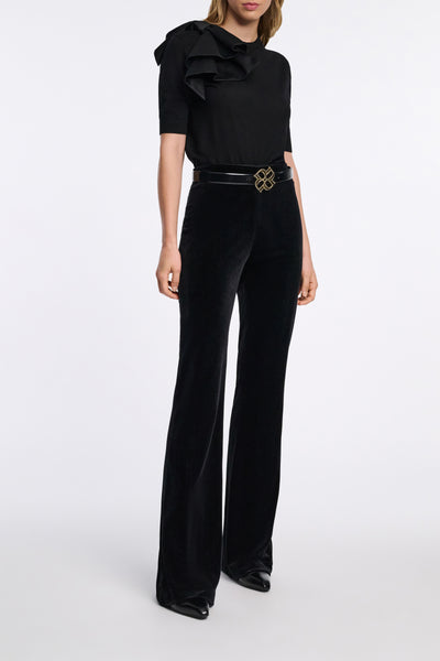 Chic Merino II Pullover in Pure Black