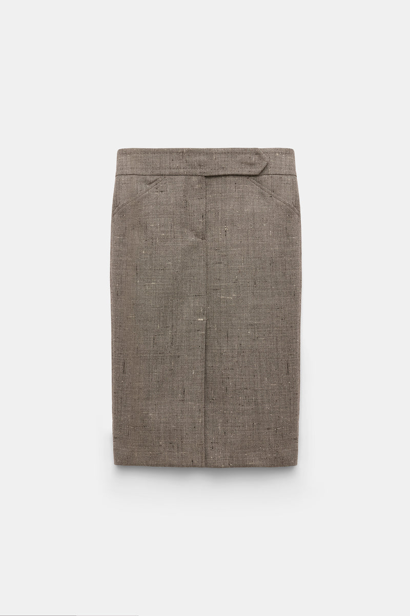 Casual Attraction Skirt Pepper & Chocolate