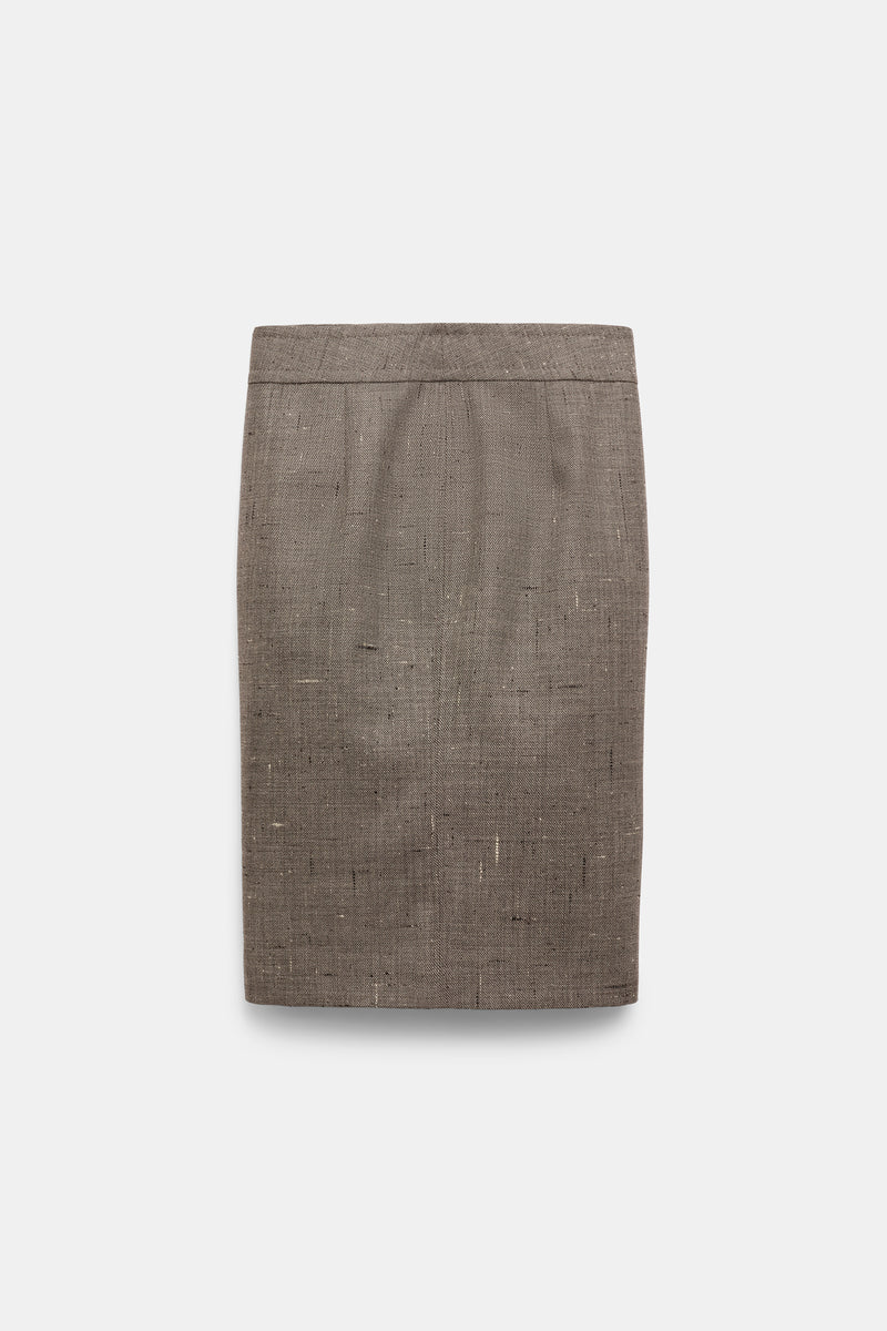 Casual Attraction Skirt Pepper & Chocolate