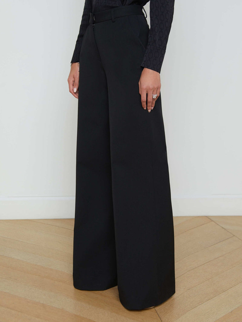 Pilar Wide Leg Pant Black