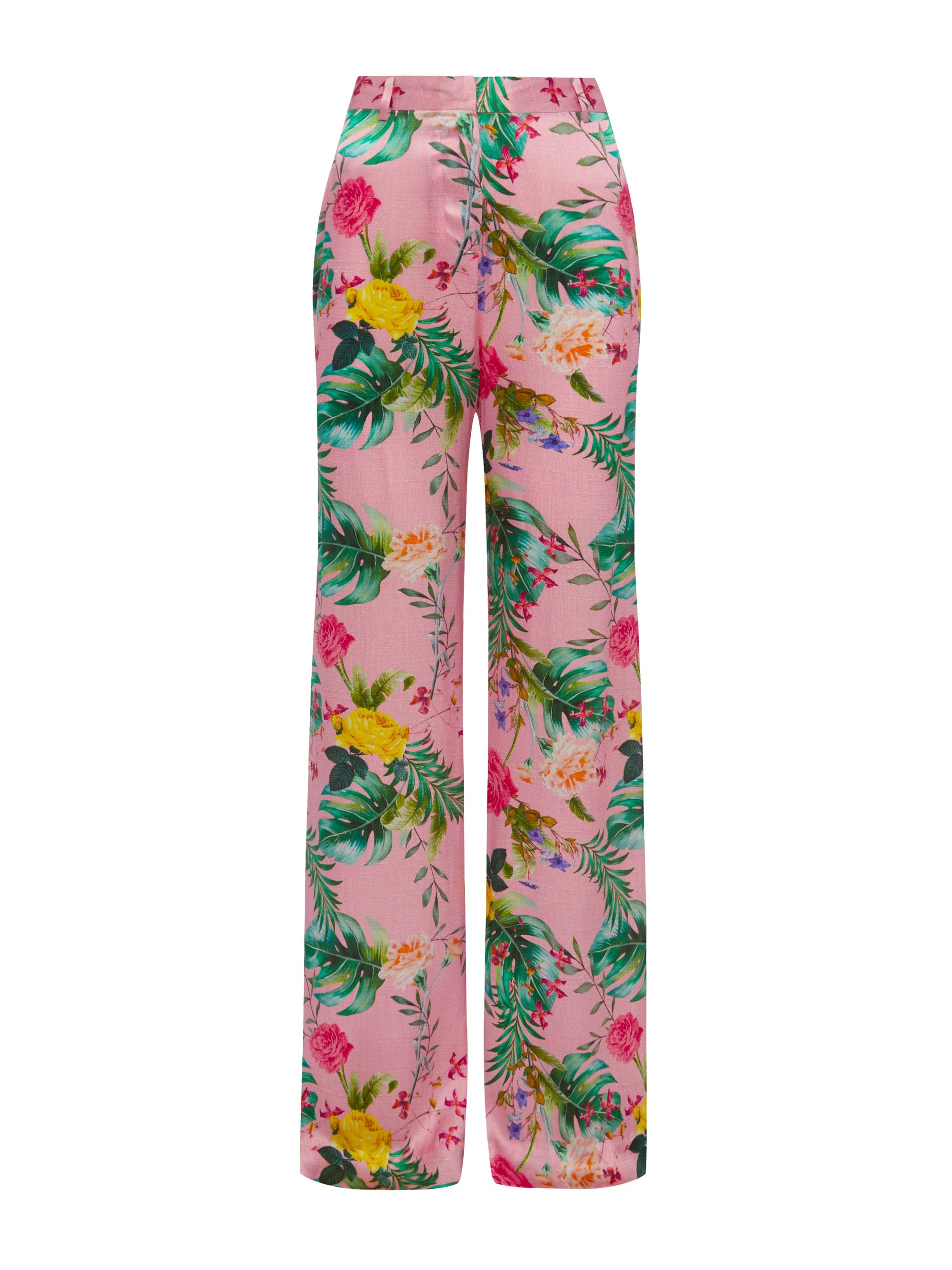Gavin Pant in Pink Blush Tropical by L'AGENCE