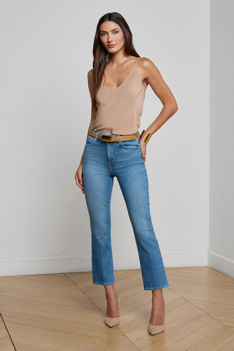 Mira Cropped Bootcut Jean Kona
