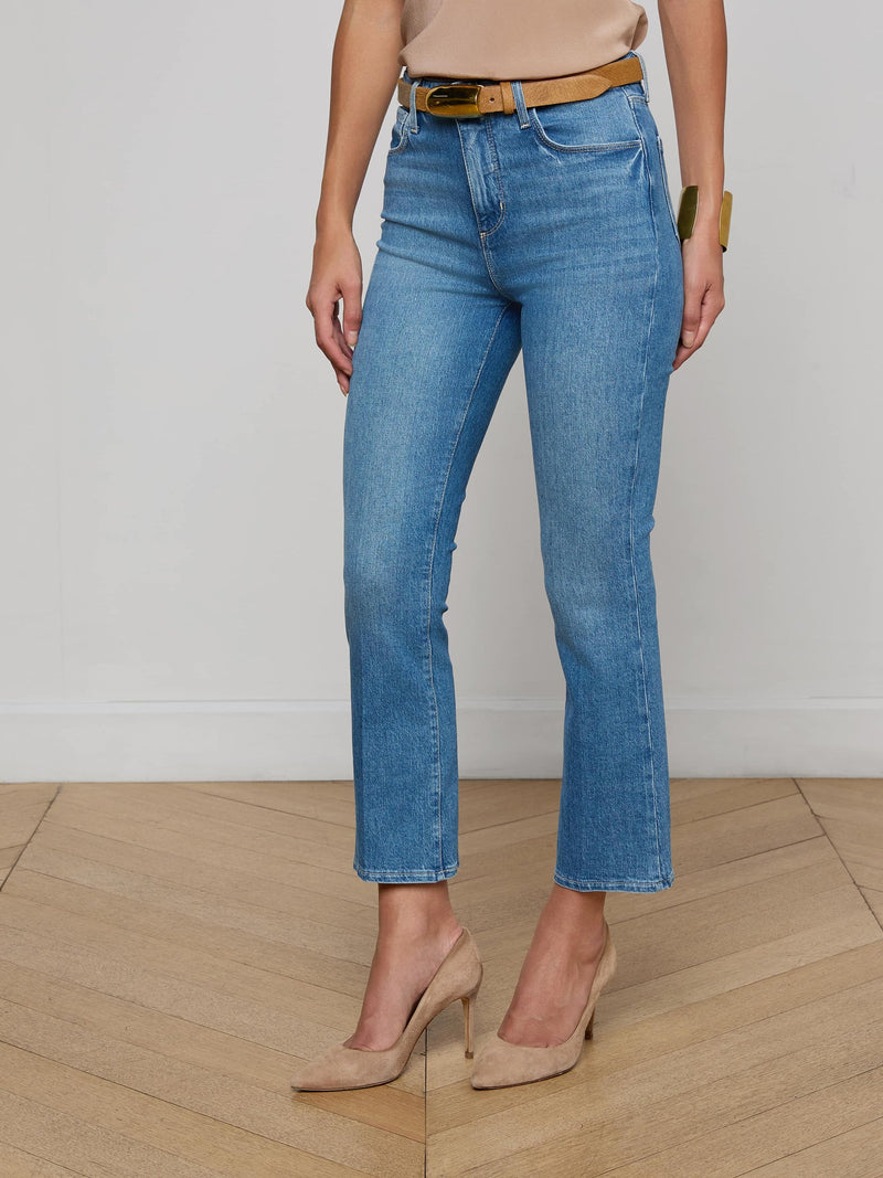 Mira Cropped Bootcut Jean Kona