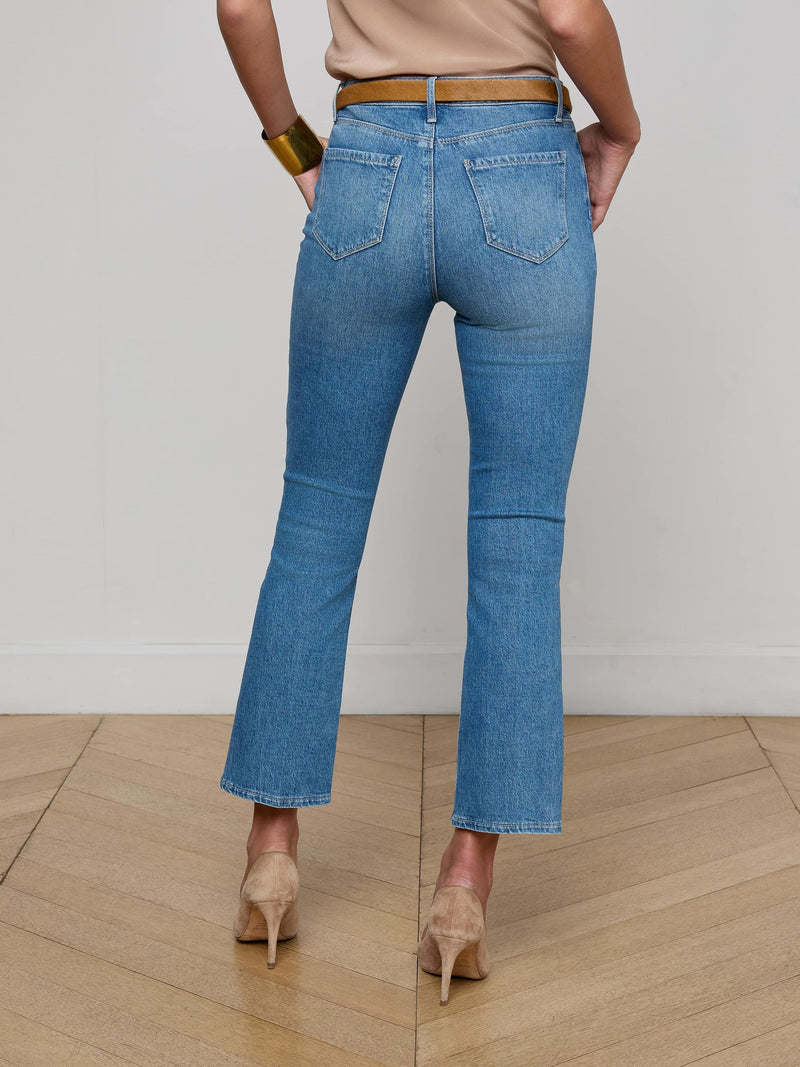 Mira Cropped Bootcut Jean Kona