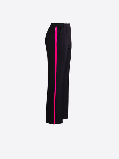 Tatiana Black Pant With Pink Trim