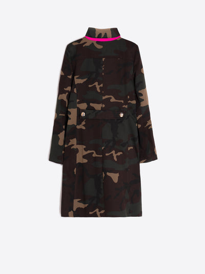 Camouflage Trench Coat