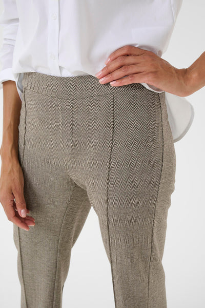 PontasPW Trousers Garnache Herringbone