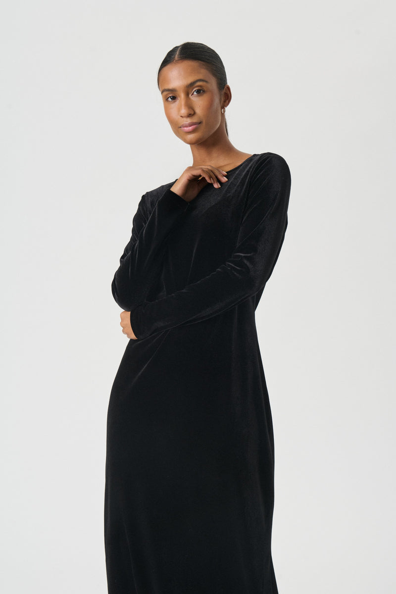 Dida Velvet Dress Black