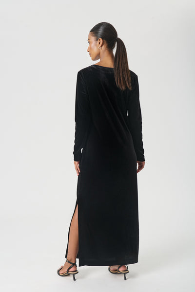 Dida Velvet Dress Black