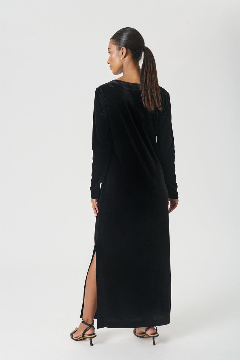 Dida Velvet Dress Black