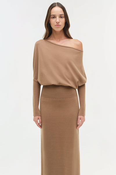 Janese Dress in Camel