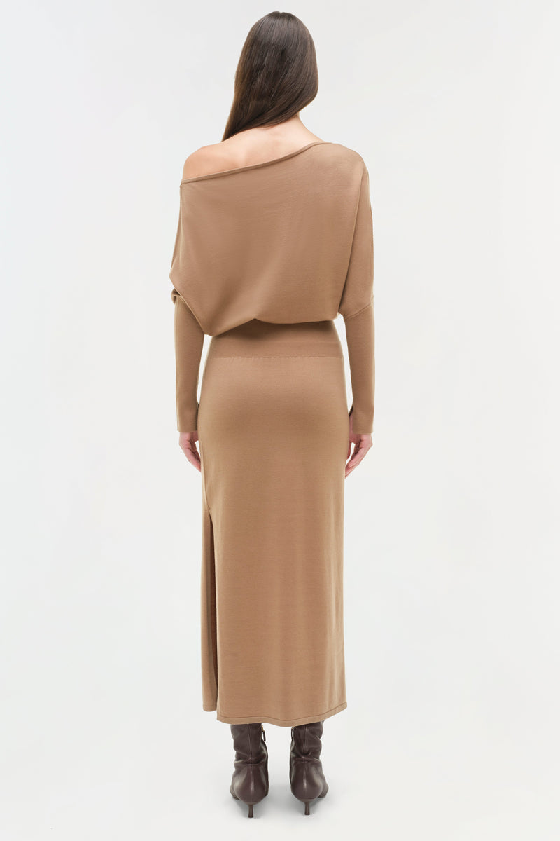Janese Dress in Camel