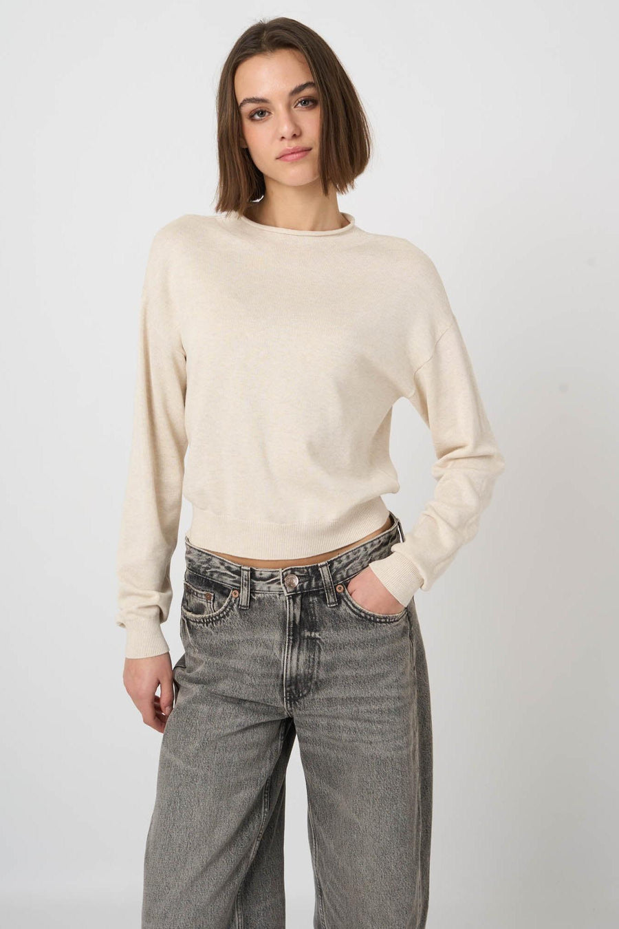 Knitted Pullover Ivory