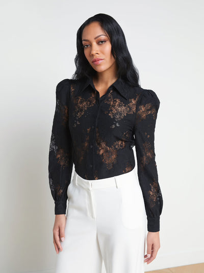 Jenica Lace Blouse Black