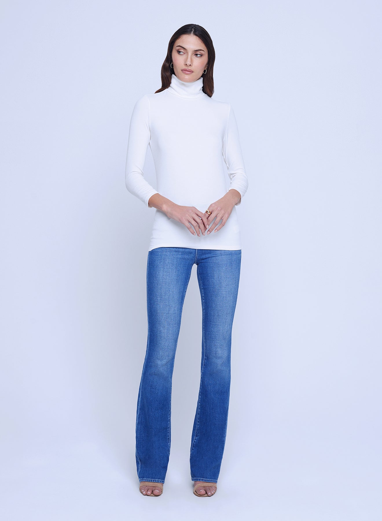 Aja Turtle Neck 3/4" Sleeve by L'agence