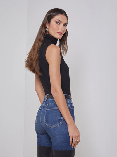 Ceci Sleeveless Turtleneck Black