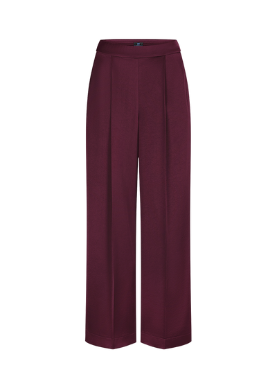 Wide Fit Pleated Trousers Morello