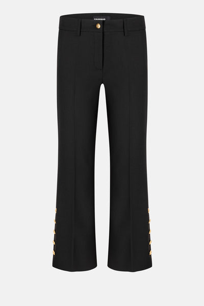 France Statement Slit Pant Black