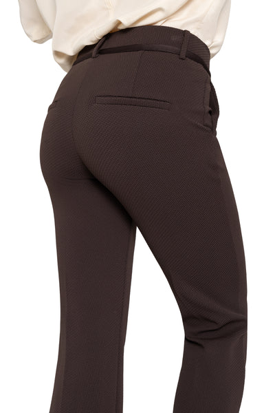 Francoise Cropped Pant Espresso Powder