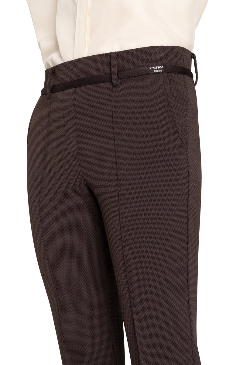 Francoise Cropped Pant Espresso Powder