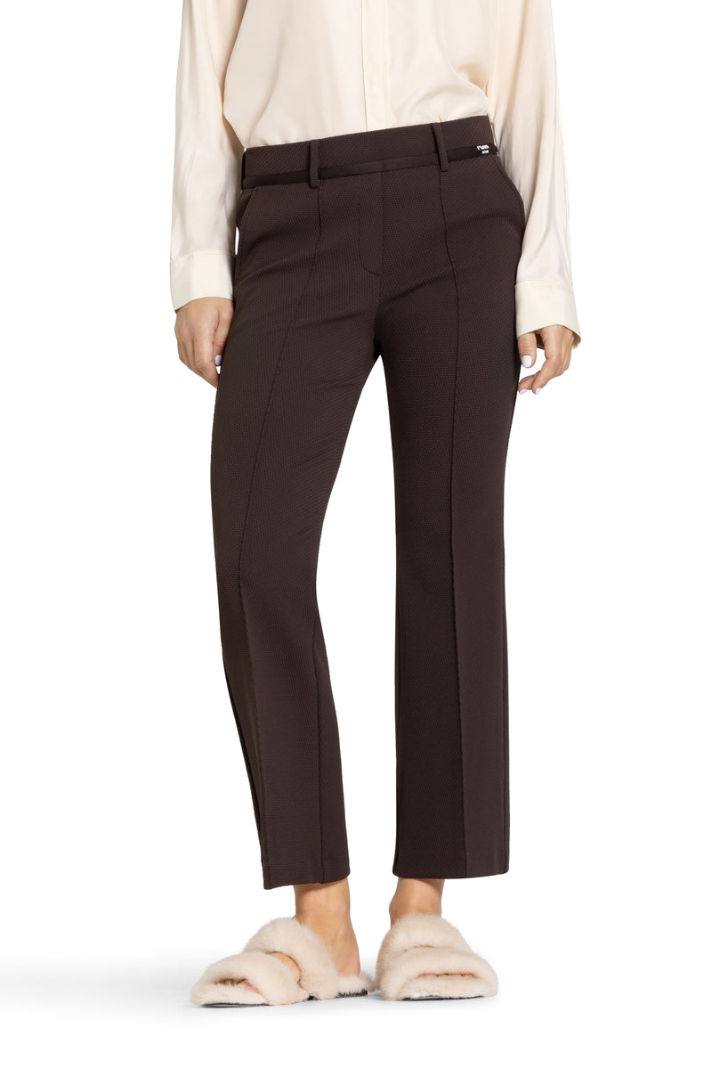 Francoise Cropped Pant Espresso Powder