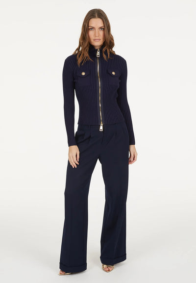 Cardigan With Pockets Navy