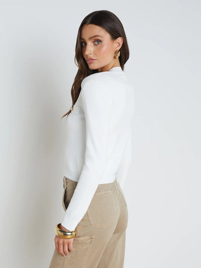 Toulouse Cardigan in White