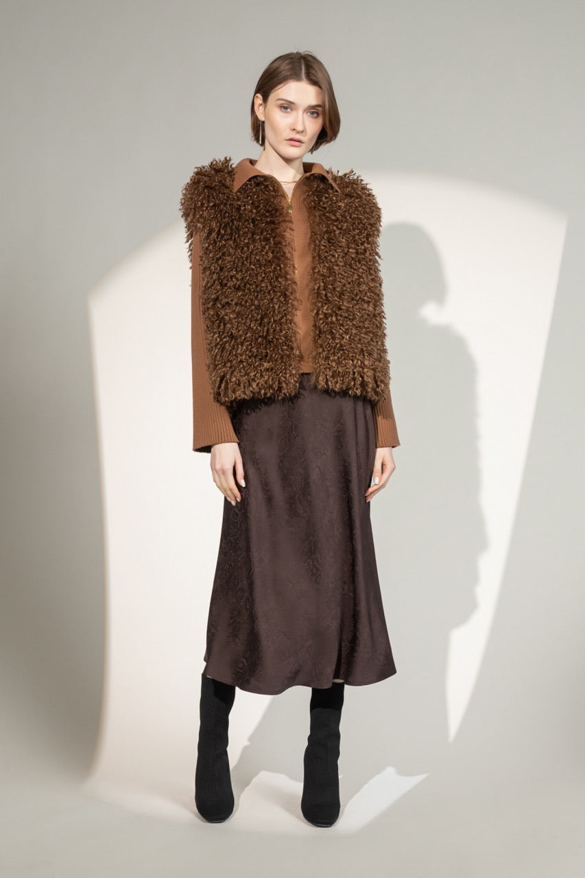 Copper Faux Fur