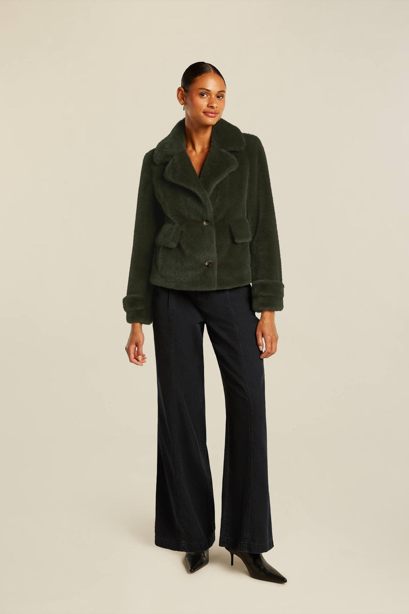 Abby Short Coat Silt